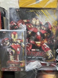 全新ThreeZero Infinity Sega ironman hulkbuster 鋼鐵俠 mk43+反浩克裝甲 Mk44合金可動可合體