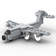 MOC Air Passenger Aircraft A400M Building Small Particle Building Block Toy Transport Aircraft Model