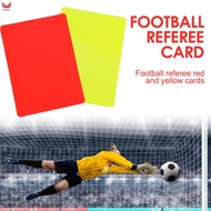 Sports Referee Warning Cards Soccer Referee Red Yellow Judge Cards Suitable for Soccer Match
