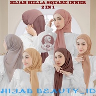 Bella Inner Premium Square Hijab/ Instant Square Hijab/ Bella square Inner 2 Layer/ Bella Square Inn