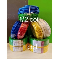 COSTA sirim Cable PVC 1.5MM 2.5MM (1/2 coil / 1coil SALES )Kabel [SIRIM Approved]  Kabel Wayar Wire 