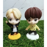 Pre=owned Pre-loved McDonald's McD Happy Meal Toy TINY TAN BTS Toy