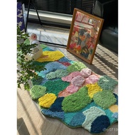 Green Forest Bedroom OQ5M Living Room Coat Hat Wholesale Floor Mat Bedside Blanket Carpet Irregular 