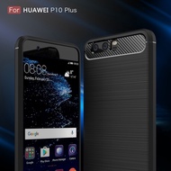 Soft Casing for Huawei P50 P40 P30 P20 Pro P10 P10Plus Carbon Fiber Phone Case