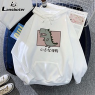 Lansboter เสื้อฮู้ดชาย เสื้อมีฮู้ดผู้ชาย hoodie เสื้อกันหนาว ผู้ชาย เสื้อฮู้ดแบบลำลองสไตล์เกาหลีสำหร