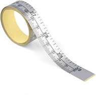 WIN TAPE Workbench Ruler Adhesive Backed Tape Measure -30 Inch 76cm Tape Measure (Start from Middle