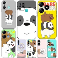 Case For TECNO SPARK GO 2022 INFINIX HOT 20 20i 9 PRO 4G Phone Cover we bare bears