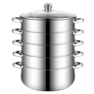 SENSES COOKER | หม้อหุงไอน้ำหลายชั้น หนาพิเศษ ขนาด 40 ซม