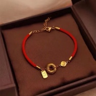 MERAH Lucky bracelet bracelet/ red titaniumTALI bracelet/ lucky redTALI