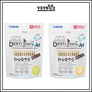⚡ Special Price ⚡[FORCANS] Denti 3 Fairy Vet Dog Dental Chew S 200g, Korean Recommended by Vets Oral