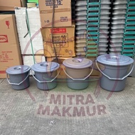 CARGO - YUTAKA BUCKET PLASTIC BUCKET WITH GREY LID 2.5 3 4 6 GALLON