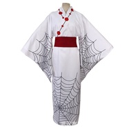 [New Products in Stock]Star Fate Demon Slayer Twelve Demon Moons Spider Tired Japanese Kimono cospla