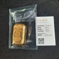 GOLD BAR PAMP SUISSE 50G 999.9