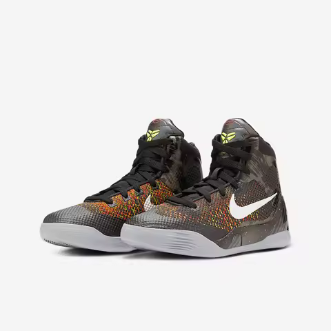 Nike Genuine Kobe IX Elite Kids High-top Durable Basketball Shoes HJ9446-001