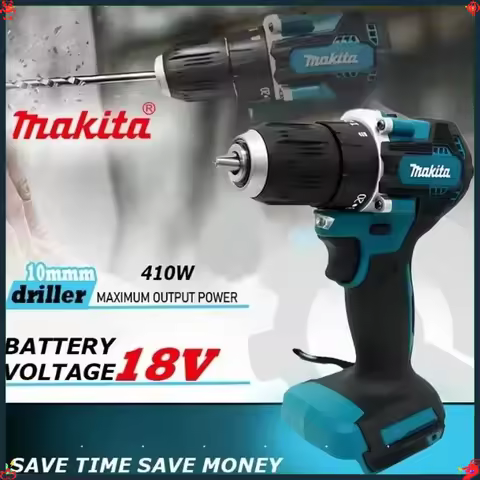 Makita DHP487 18V Brushless Cordless Impact Drill High Torque Electric Screwdriver Power Tool