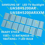READY STOCK (NEW 1 SET) UA58H5200AR / UA58H5200ARXXM SAMSUNG 58" LED TV BACKLIGHT / LED TV LAMPU (RE