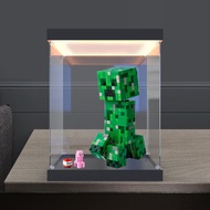 [Display Box] Suitable for LEGO LEGO Minecraft Series 21276 Creeper Boys Girls Children Building Blo