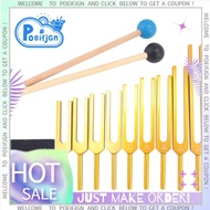 Tuning Forks Set 9Pcs 174/285/396/417/528/639/741/852/963Hz Tuning Fork, Sound Healing Tool Set for 