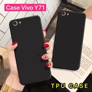 [ส่งจากไทย] Case Vivo Y71 เคสโทรศัพท์วีโว่ y71 เคสนิ่ม tpu เคสสีดําสีแดง เคสซิลิโคน