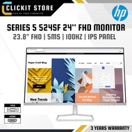 HP Series 5 524sf (94C18AA) / 527sf (94F45AA) | FHD (1920 x 1080 @ 100 Hz) IPS , 5ms , VGA/HDMI