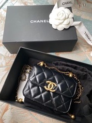 Chanel 雙金球 mini bag 小廢包 袋
