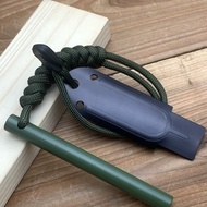 Outdoor Fire Starter Magnesium Rod Paracord Fire Starter Wilderness Survival Fire Stick Outdoor Fire