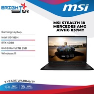 MSI Stealth 18 Mercedes AMG A1VHG 037- 18" UHD+ Mini LED IPS/Intel U9- 185H/64GB DDR5/2TB SSD/RTX408