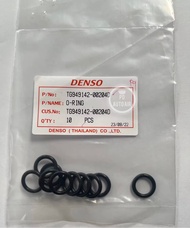 โอริงแอร์ โอริงหัวสาย ของแท้ Denso R134a ไซส์กลาง ลูกยาง สายกลาง M 1/2” จำนวน 1ซอง มีโอริง10วง