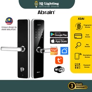 Abrain X2AI Fully Auto Stainless Steel Smart Digital Lock Doorlock Password Fingerprint KeyCard Smar