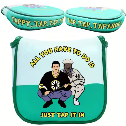 Funny Golf Headcover Golf Club Head Covers Sports Style Happy Gilmore Premium Golf Blade Mallet Putt