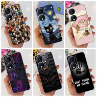 For Honor X7b 5G Case 2024 New Design Cute Cartoon Soft Silicone Phone Back Cover For Honor X7b CLK-