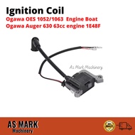 Ogawa OES1052 / 1063 Engine Boat Ogawa Auger 630 63cc engine 1E48F Coil Api Ignition Coil Plug Coil