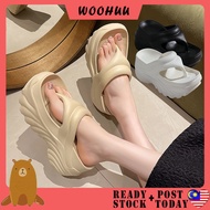 READY STOCK WOOHUU Thick Sandals Women Kasut Tinggi Tebal Slipper Perempuan 667