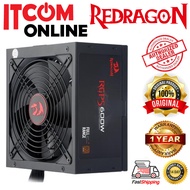 REDRAGON RGPS-600W 80PLUS BRONZE POWER SUPPLY (GC-PS002)