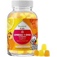 Kids Omega And DHA Gummies - Fatty Acids Omega 3 6 9 With Vitamin C For Vision - Nutritional DHA For