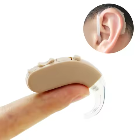 Digital Hearing Aid High Power 8 Channels 110db Adjustable Sound Amplifier BTE Hearing aids for Deaf