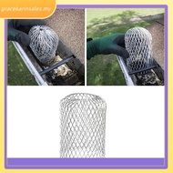 【GRKN】Metal Mesh Gutter Leaf Debris Mud Trap Guards Drain Pipe Cover Downpipe
