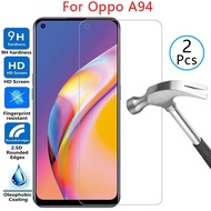 tempered glass screen protector case for oppo a94 4g 5g cover on oppoa94 a 94 94a protective phone c