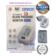 Omron Automatic Blood Pressure Monitor HEM 7120(5years waranty)
