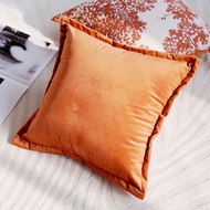 Orange  Light Luxury Cushion Cover Modern Simplicity Pillow Covers Decorative 45*45 Jacquard Living Room Pillow Cases