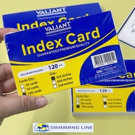 100 Pcs Index Card Thickened Size 3x5 / 4x6 / 5x8 Ruled Learning NotedCard Stationary Quality