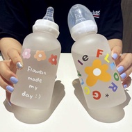 zojirushi thermal flask tyeso tumbler korean cute baby bottle water cup adult kids ins with straw cup plastic schoolgirl korean portable water bottle