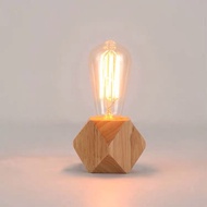 IKEA Mini Wood Table Lamp / Coffee Top / Study Lamp / Home Decor Table Lamp Lampu Meja Lampu Deco Desk Lamp