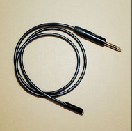 6.35mm stereo to 3.5mm stereo, extension cable, 2M