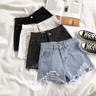 High-waisted jean shorts 25ca