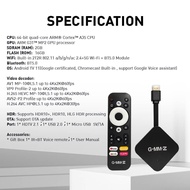 Gmm Z Dongle TV 4K อุปกรณ์รับสัญญาณอินเทอร์เน็ตทีวี (Android 11)
