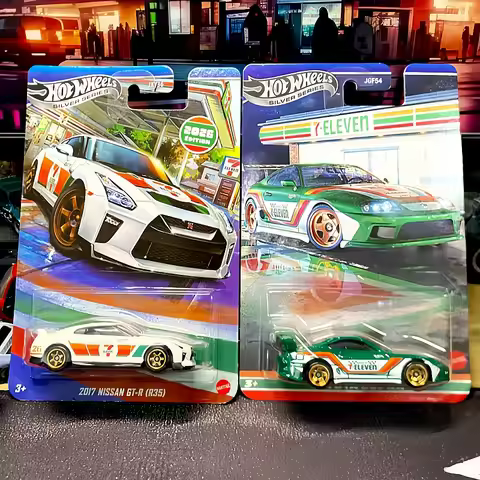 Hot Wheels 7-Eleven Collab 2017 Nissan Gt R R35 Diecast Model Car 1/64 Alloy Especially Edition Hobb