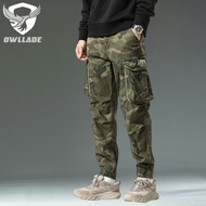 EAGLADE Tactical Cargo Jogger Pants Loose for Men D1601A in Green B02