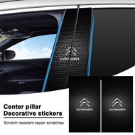 2Pcs Car Center Pillar Anti-scratch Protector Films Stickers For Citroen C1 C2 C3 C4 C5 C6 C8 C4L DS