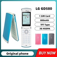 【READY STOCK】GD580 Original Unlocked LG GD580 800mAh 3.15MP External Hidden OLED Display Cellphone Free Shipping